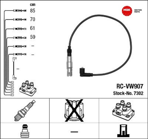 Ngk 7302 zündleitungssatz - ngk,