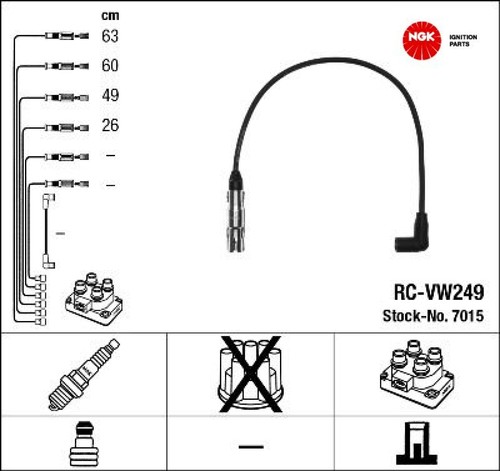 Ngk 7015 zündleitungssatz - ngk,