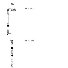BREMI Zündleitungssatz 962